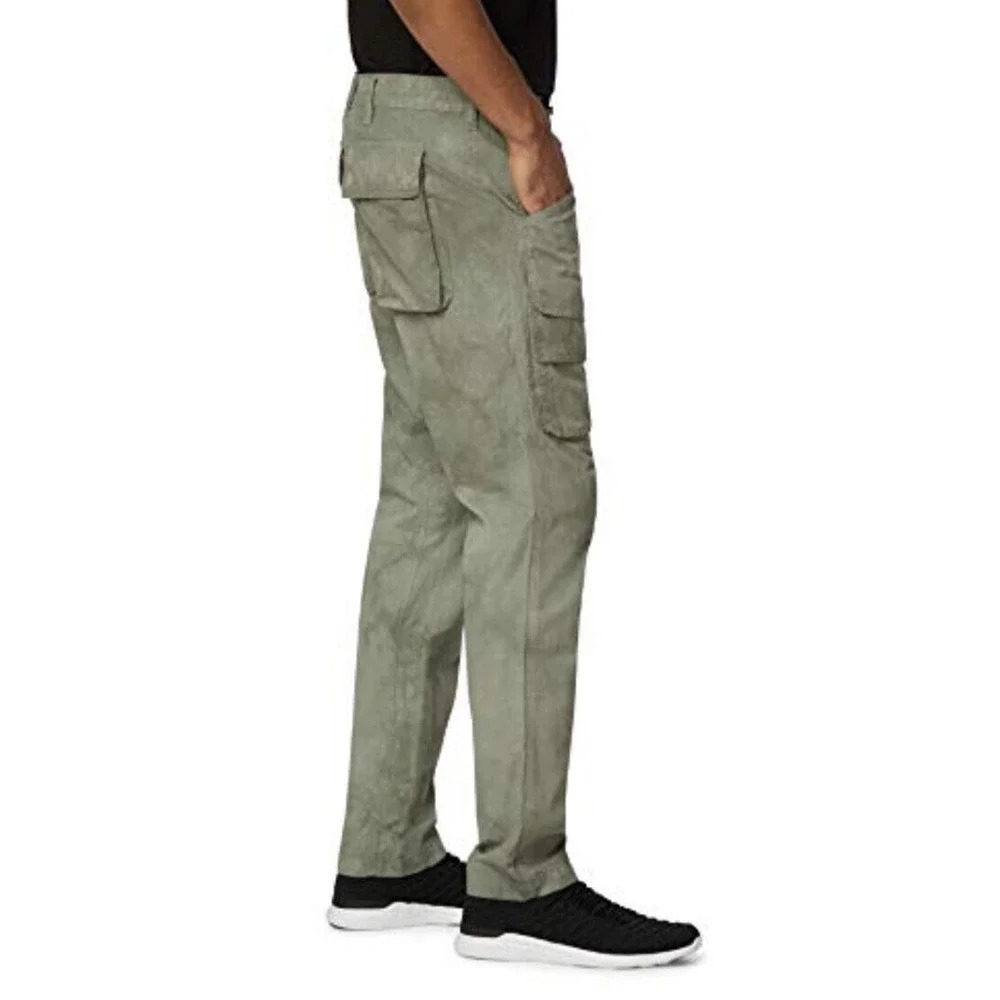 HUDSON Men's Size 28/32 Tracker Cotton Ripstop Cargo Pant Marble Army Green - Picture 13 of 14